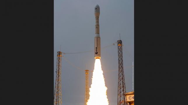 Vol inaugural d’un lanceur Vega-C depuis Kourou, en juillet 2022.