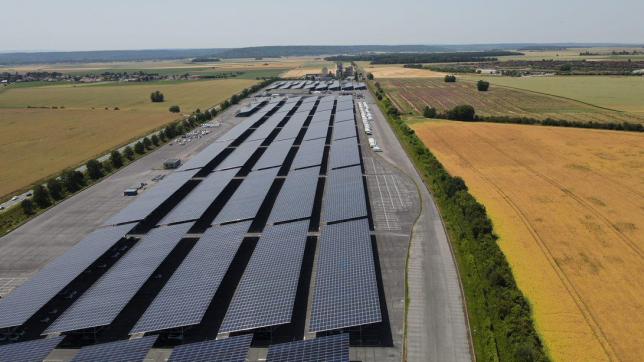 La ferme solaire inaugurée en octobre dernier à Avrigny dans l’Oise.