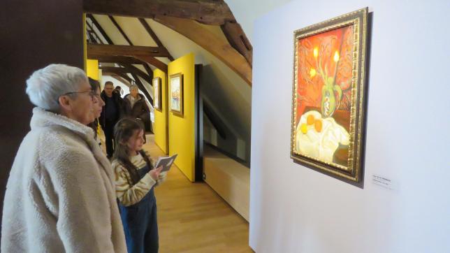 C’est en famille qu’ils sont venus découvrir la nouvelle scénographie du musée d’Art moderne à Troyes.
