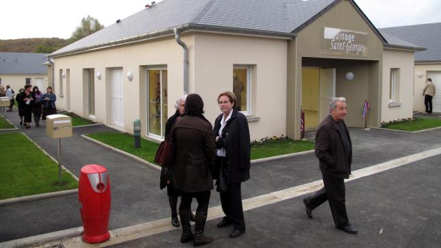 Le béguinage Saint-Georges le jour de l’inauguration. C’était le lundi 26 octobre 2009. Depuis, onze logements se sont ajoutés aux treize initiaux.