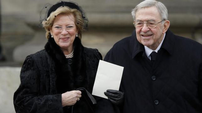 L’ancien roi de Grèce et son épouse Anne-Marie, sœur de la reine du Danemark, en février 2018.