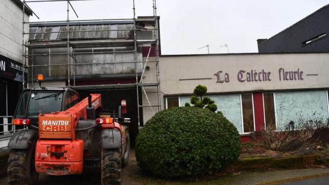 Le réaménagement des locaux de l’ancienne boutique «La calèche fleurie» a débuté en décembre.
