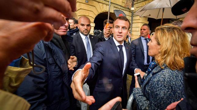 Emmanuel Macron lors de son déplacement à Charleville-Mézières, le 7 novembre 2018.
