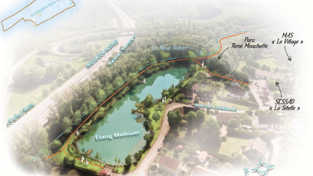 La mairie va rendre plus accessible l’étang de Mallouet le long de la rocade.