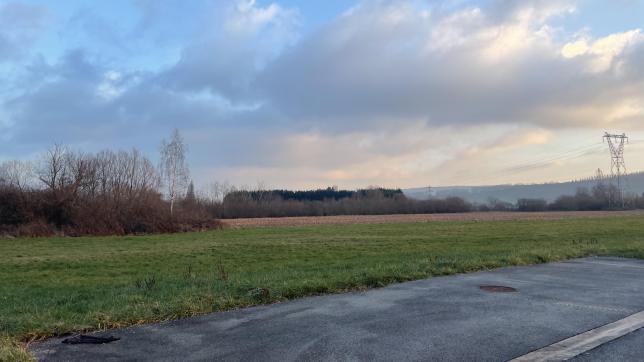 Le centre de réinsertion pénitentiaire devrait sortir de terre sur ce terrain du parc d’activités Ardennes Azur de Donchery à partir de 2025.