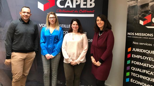 Une politique volontariste et collective avec Virginie Bossuyt (Capeb), Marie Monti (Constructys), Elisabeth Truelle et Mathieu Chapotot (Ariq BTP)