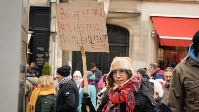 À Reims, dans le cortège du 19 janvier, les femmes se sont mobilisées contre la réforme