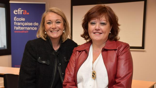 Véronique Moreaux et Ingrid Geay, fondatrices de l’Efra.