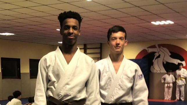 Floran Fichaux et Yannis Crevaux-Cailteau, nouveaux dignes représentants du judo viroquois.
