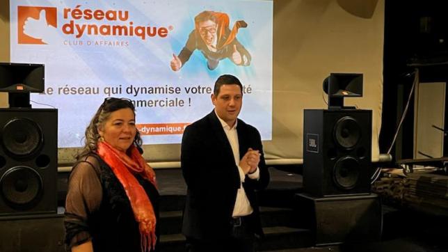 La responsable du Réseau dynamique de Sainte-Ménehould était accompagnée au lancement de Damien Peiffer, directeur général de Réseau dynamique.