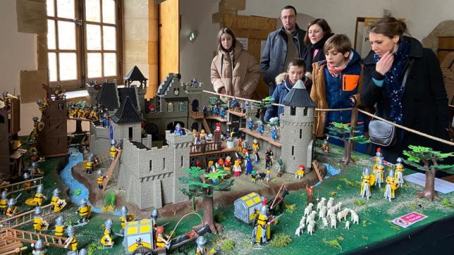 L’exposition Playmobil a réuni toutes les générations autour de treize scènes d’époques différentes de l’histoire reconstituées.