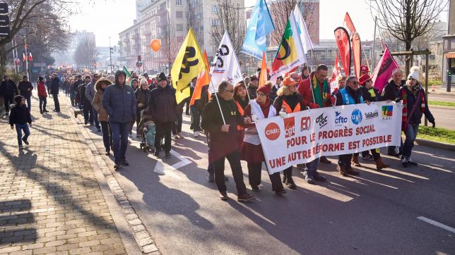 A Troyes, fin janvier, la mobilisation avait réuni jusqu’à 6 000 manifestants. L’intersyndicale espère qu’ils seront encore plus nombreux demain.