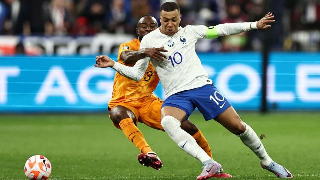 37e et 38e buts pour le nouveau capitaine des Bleus, Kylian Mbappé,qui dépasse ainsi le néo retraité Karim Benzema, en sélection.