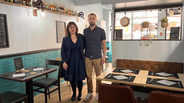 Karen et Jérémy Perez ouvrent le restaurant du mardi au samedi.