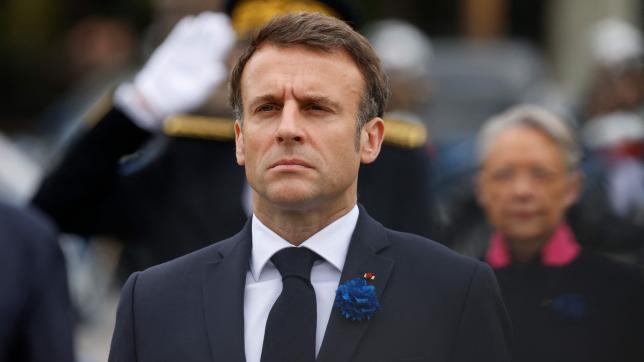 Emmanuel Macron à Paris le 8 mai 2023.