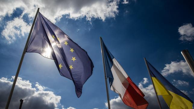 Le drapeau européen prend déjà place sur de nombreuses mairies en France.