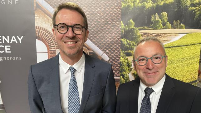 Manuel Henon et Franck Barroy, le directeur et son président. Tout sourire, l’équipe dirigeante de Chassenay d’Arce savoure des résultats 2022 historiques.