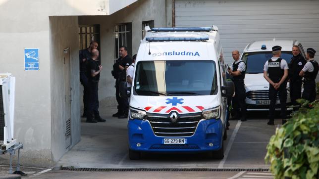 Franck Freyburger est arrivé à la cour d’appel en ambulance, sous escorte policière.