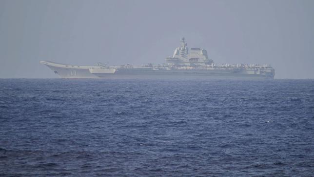 Le porte-avions «Shandong» dans l’océan Pacifique le 5 avril 2023 (photo d’illustration).
