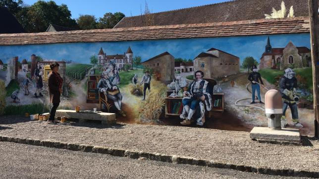 Peut-être à l’image de ce qui a été réalisé dans le village de La Louptière-Thénard (notre photo), la Ville de Nogent souhaite réaliser des fresques sur certains murs de la commune.