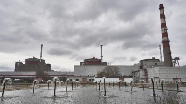 La centrale nucléaire de Zaporijjia le 29 mars 2023.