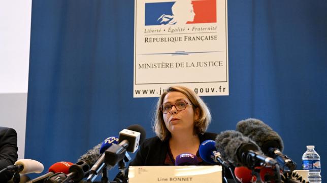 La procureure Lise Bonnet a donné une conférence de presse à Annecy, ce samedi.