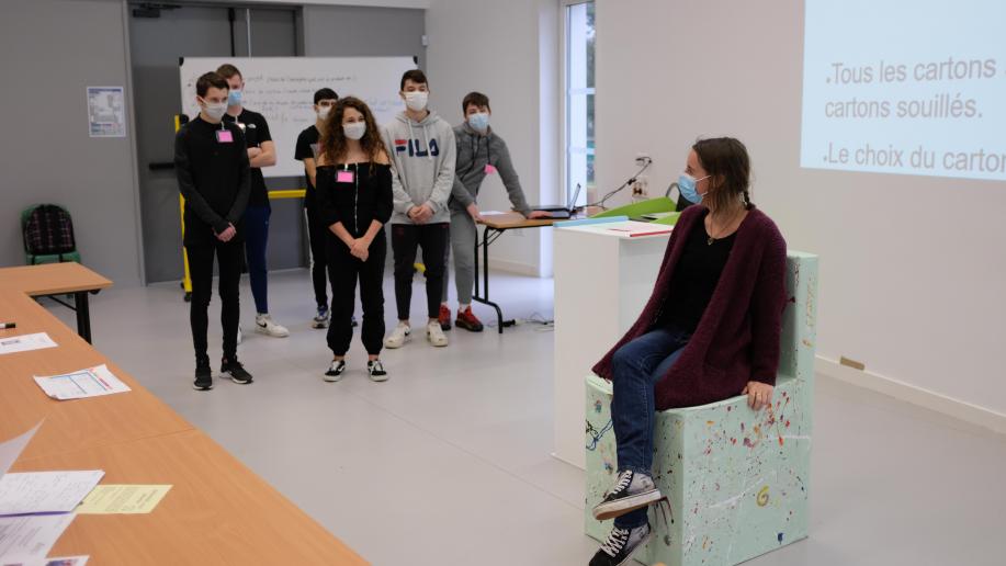 Les collégiens de SermaizelesBains imaginent leurs entreprises