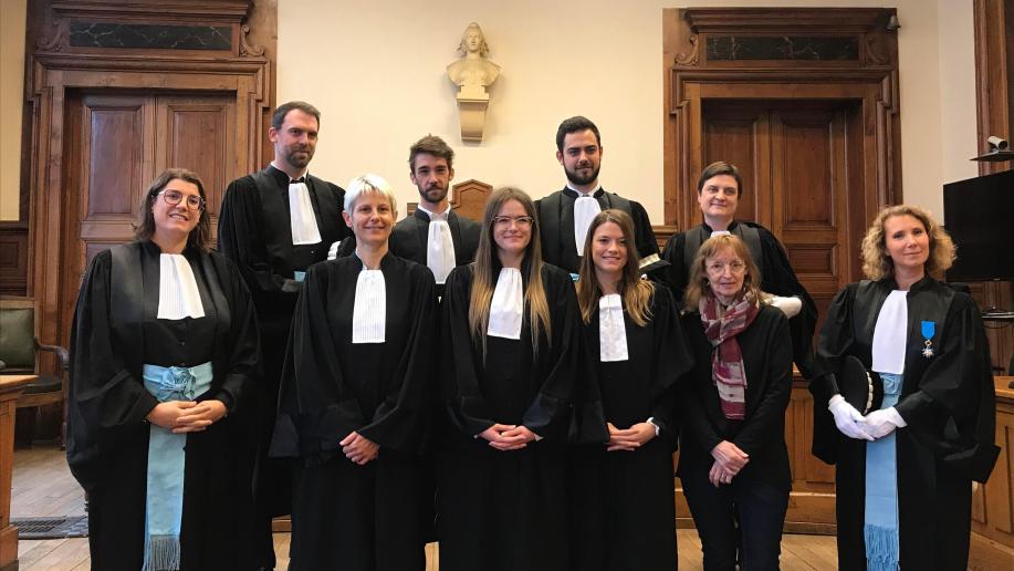 Les nouveaux magistrats accueillis au tribunal