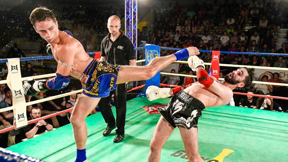 Bannière De Boxe Thaïlandaise | Vecteur Premium