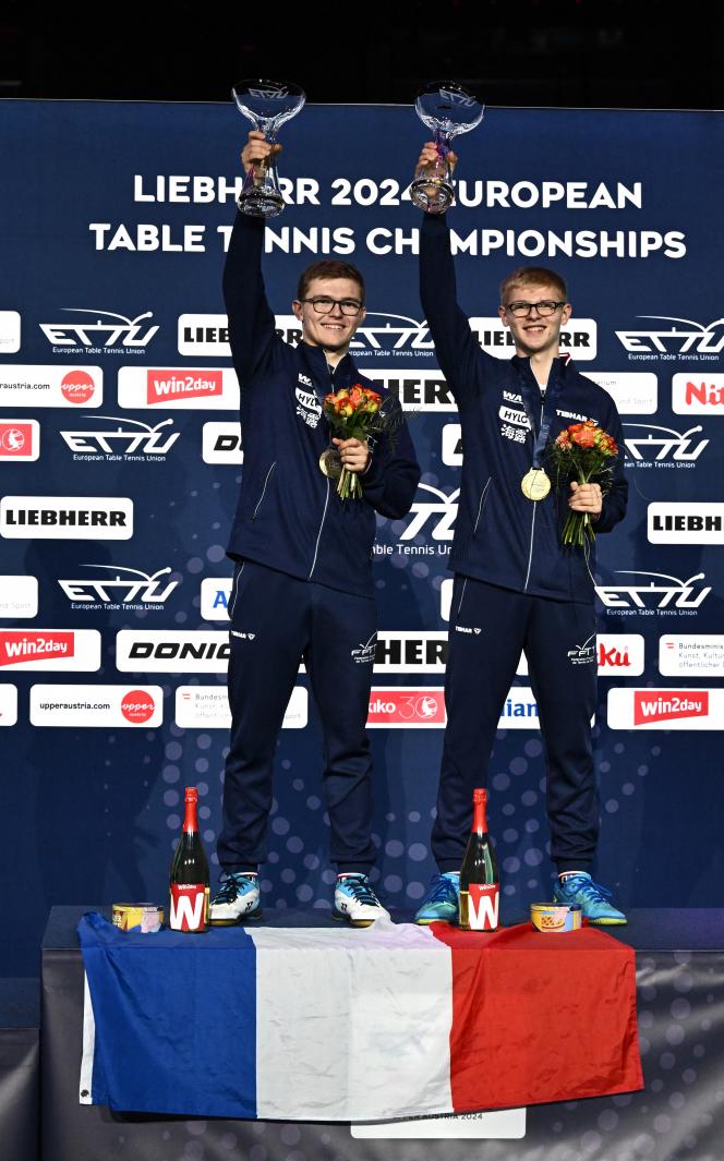 Les frères Lebrun au top aux Championnats d'Europe de tennis de table