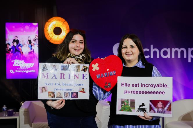 Zo&eacute; et Amandine se sont rencontr&eacute;es sur un groupe Messenger &laquo;&nbsp;Team Marine&nbsp;&raquo;. C&rsquo;est la premi&egrave;re fois qu&rsquo;elles se voyaient aujourd&rsquo;hui.