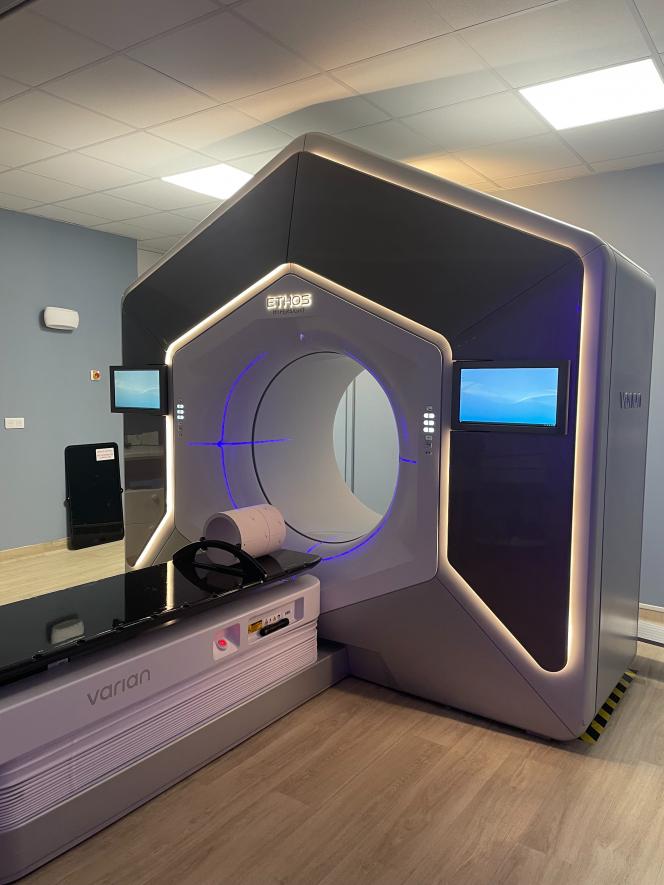 Ethos uses AI in the radiotherapy process.
