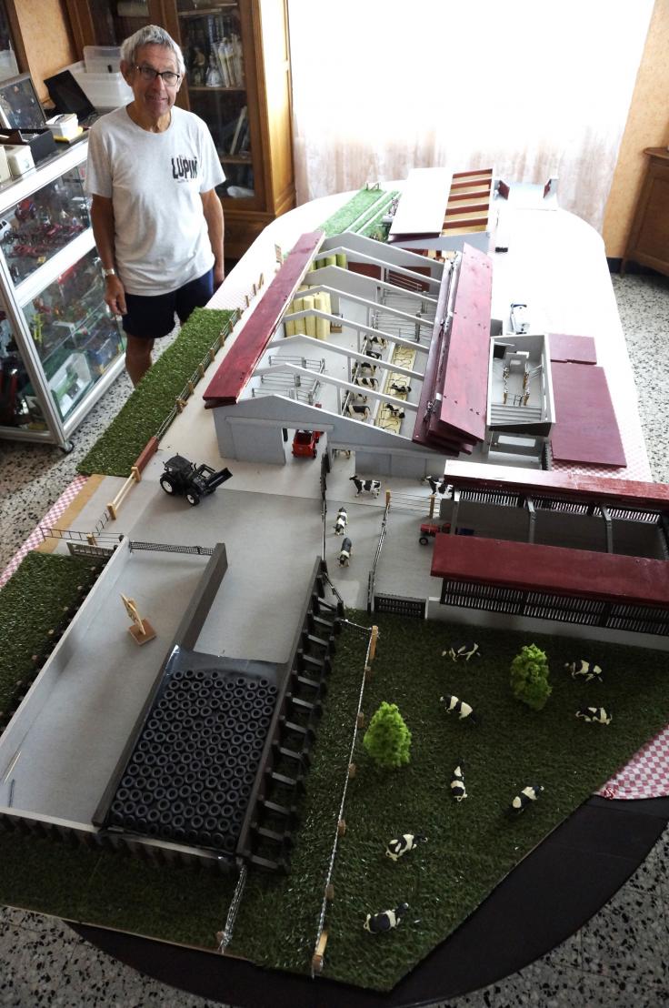 Immobilisé chez lui, un retraité d’Hallignicourt reproduit sa ferme en ...